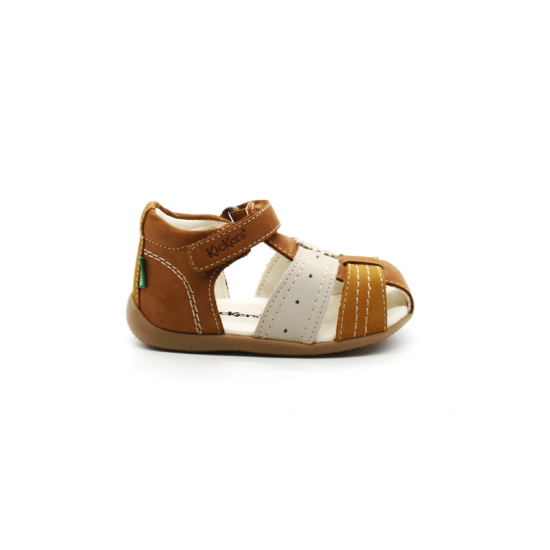 Kickers Bigbazar Camel Jaune Blance