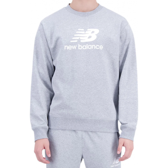 New Balance Essentials Stacked Logo French Terry Crewneck