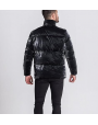 Gianni Kavanagh Men's Black Wonderlust Puffer Jacket Coat