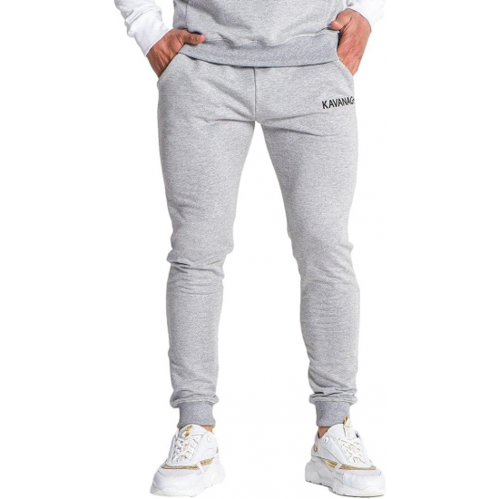 Gianni Kavanagh Men's Grey Block Joggers