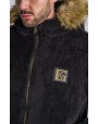 Gianni Kavanagh Black Bronx Sherpa Jacket