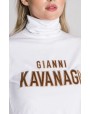 Gianni Kavanagh T-shirt Manga Comprida Brividi Branca